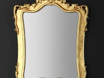 Collection of mirrors 3D model