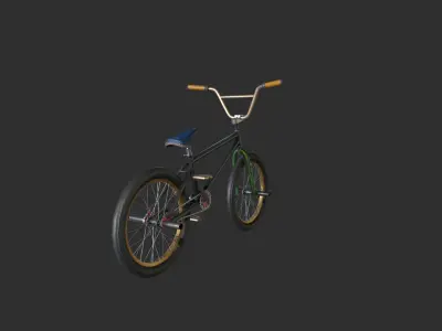 bicycle 3D model by mightyalexone
