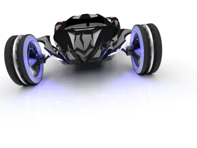 Space Model X 3D model