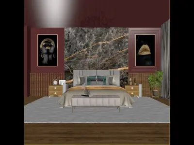 Interior - Bedroom - 310323 3D model
