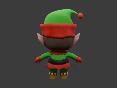 Christmas Elf 3D model