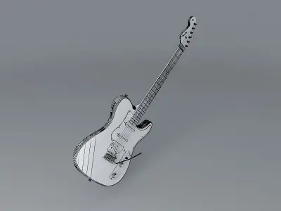 Fender TELESTRAT GUITAR Free 3D model