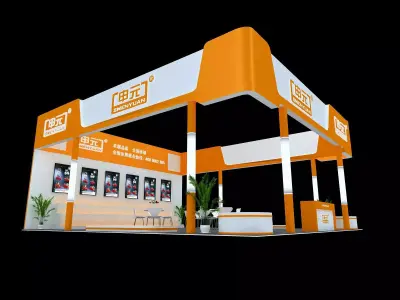 Exhibition - Area - 11X12-3DMAX2009-019 3D model