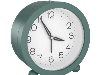 Analogical Clock - 3 Colors Low-poly 3D model