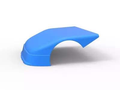 Nose of New Zealand Super Saloon race car V2 Scale 1 to 25 3D print model