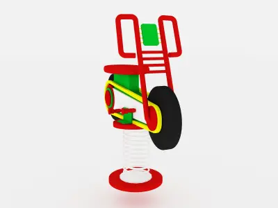 f18a Kids Toy  Bicycle 3D model
