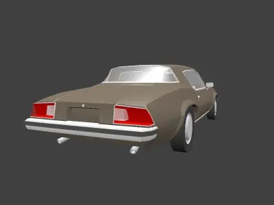 Mid 70s Pony Car 3D model