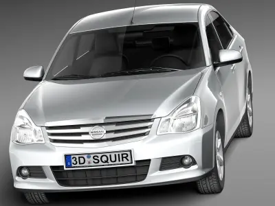 Nissan Almera 2013 3D model
