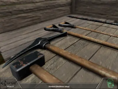 Tools pack Low-poly 3D model