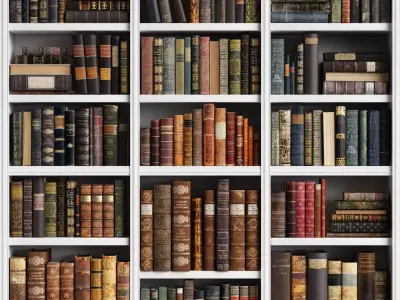 Classic Books 13 3D model