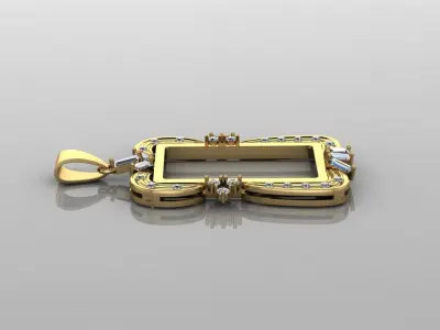  jewelry frame 3D print model