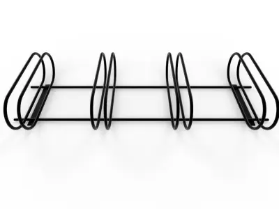 Bike Rack M09 Low-poly 3D model