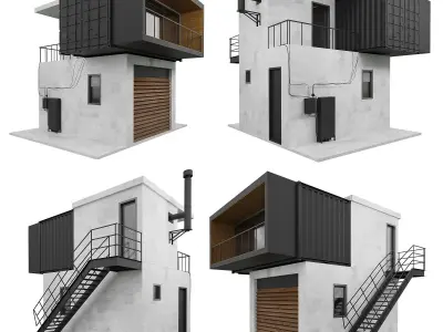 Container House 3D model