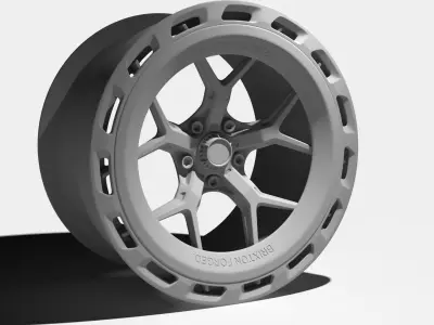 Brixton Forged x Jon Olsson Wheel Rim 3D Model 3D model