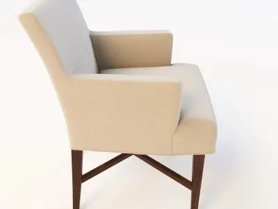 Bolier Rosenau Armchair 50015 3D model
