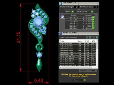 Jewelry Earring 3D print model