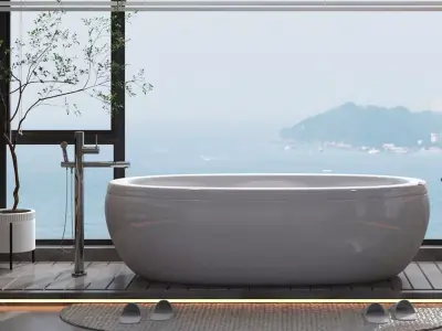 Bathroom Interior 012 3D model