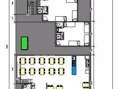 Dorm complete revit project 3D model