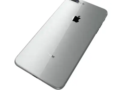 Apple iPhone 8 Plus Silver 3D model