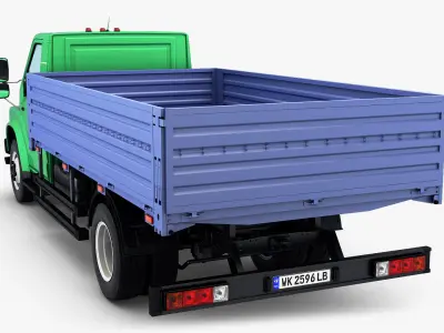 Truck Medium Duty v 2 3D model