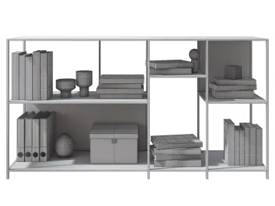 Simply Metal Shelf 3D model