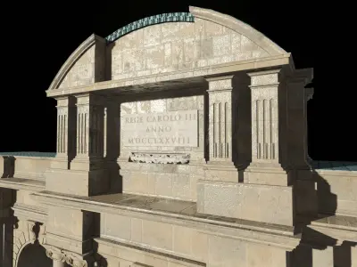 Puerta de Alcala Low-poly 3D model