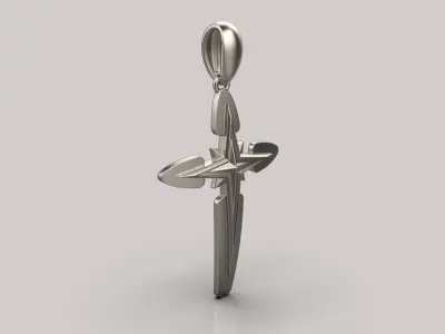 Jewelry Cross  3D print model