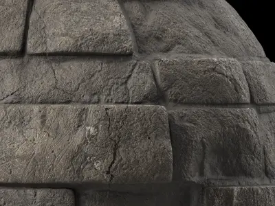Stone Wall Materials 41- Stone walls Sbsar Pbr 4k Seamless Texture