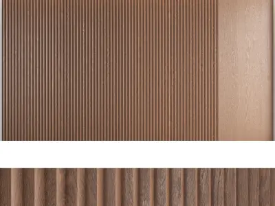 Wood panels set6 3D model