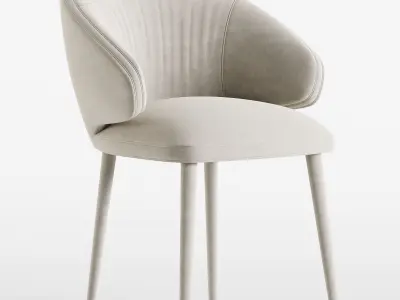 Cardinale Dining Chair 3D model