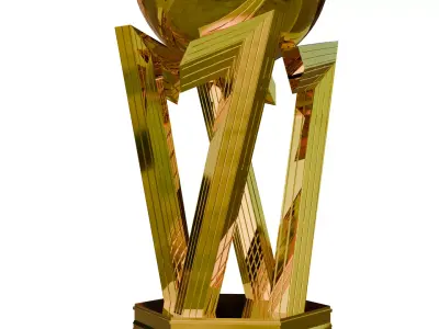 Ligue 1 McDonalds new trophy - France Ligue 1 new trophy 3D model