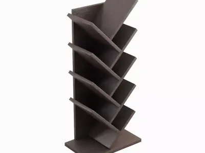 Tier Tree Medium Bookshelf Low-poly 3D model