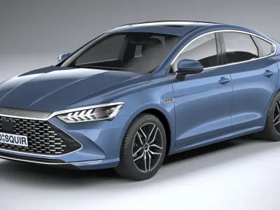 BYD Qin Plus 2024 3D model