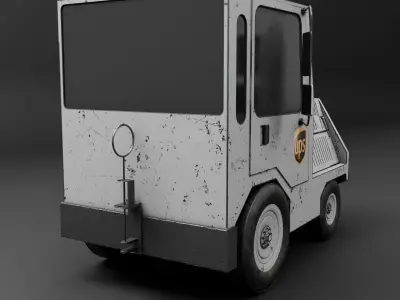 Tiger-TC-40-5 Low-poly 3D model