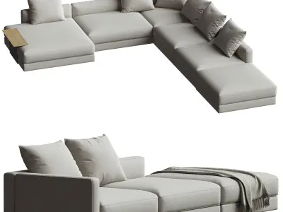 Luxury living Versache V21 SIGNATURE SOFA 3D model