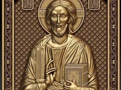 Jesus Christ Icon 3D model