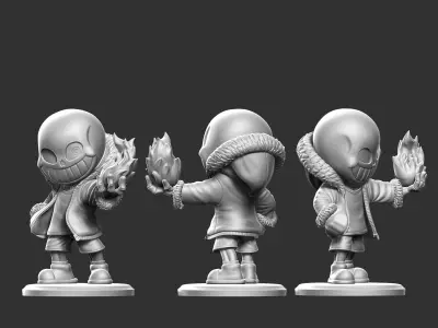 Sans Undertale 3D print model
