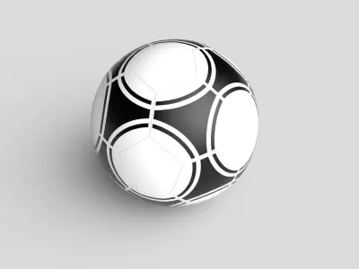 Soccer Ball  M02 Low-poly 3D model