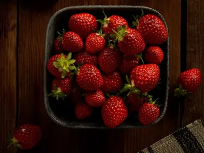 polypasta - strawberry studio scene 3D model