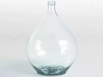 Harissa Handmade Glass Table Vase 3D model