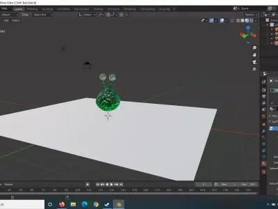 Alien Low-poly 3D model purchase