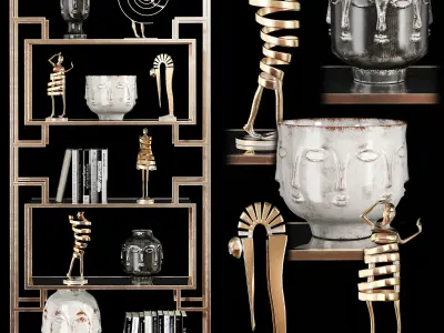Decor set 43 3D model