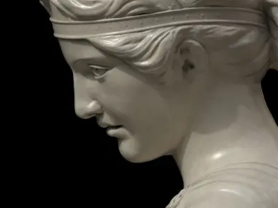 Bust of a Woman printable 3D print model