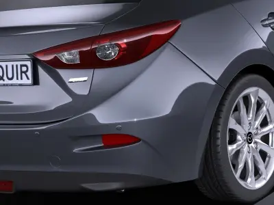 Mazda 3 sedan 2017 3D model