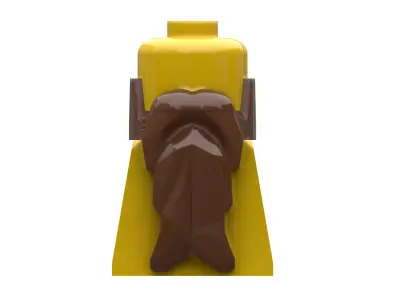 TwindBricks3D - Minifigures beard 3D print model