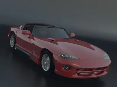 Dodge Viper 92 3D model
