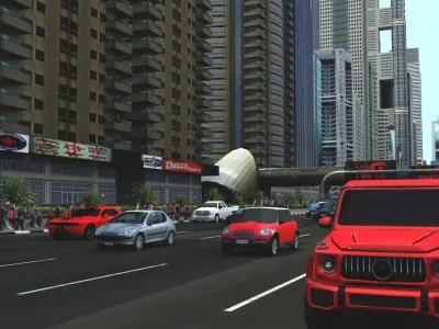 Mercedes G63 AMG 2020 Low-poly 3D model