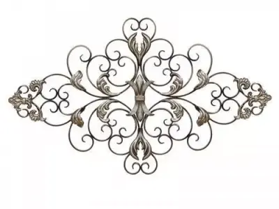 Stratton Home Decor Ornate Scroll Wall Decor 3D model