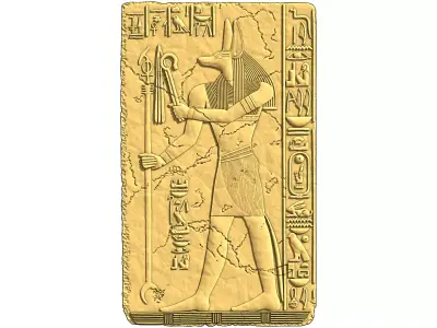 Anubis god for CNC Router and 3D print model