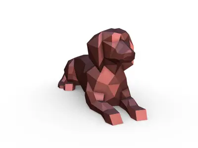 dachshund figure 3D print model